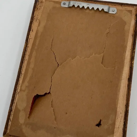 Vintage Yellow and Orange Floral Painting - Picture 2 of 5